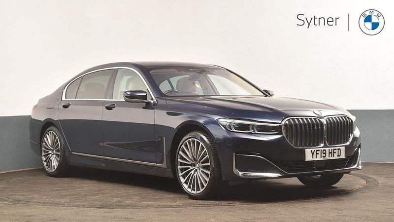 Blue Used 2019 BMW 740L Comfort Edition Sedan | £28,500 - Image 1/4