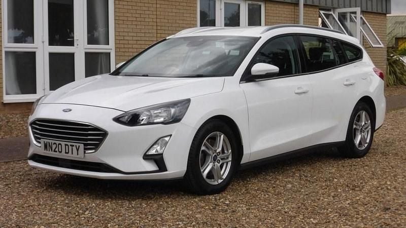 White Used 2020 Ford Focus Zetec Estate | £8,695 (Good price) - Image 1/3