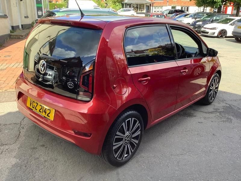 Used VW up! Black Edition 65 HP (47 kW) 2021 Red Hatchback