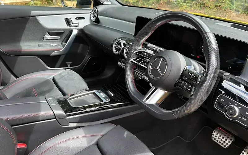 Used Mercedes A200 Exclusive 163 HP (119 kW) 2023 Yellow Hatchback