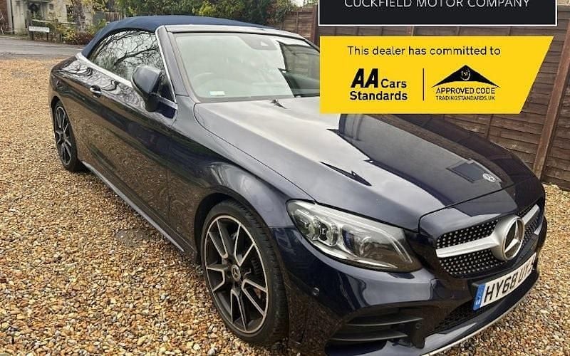 Used 2020 Mercedes C200 AMG Line Premium Cabriolet | £18,990 (Good price) - Image 1/1