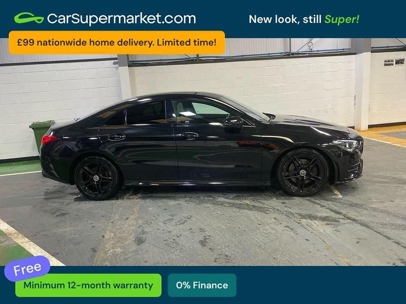 Used Mercedes CLA200 AMG line 2019 Black Coupe