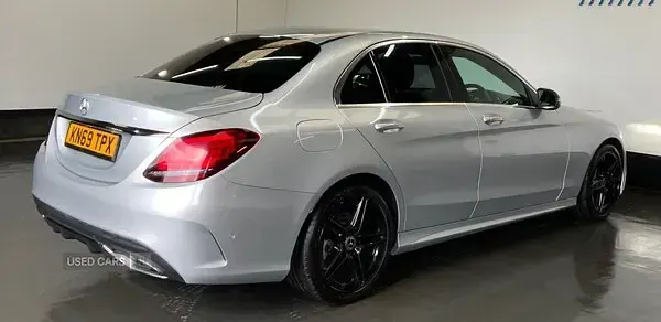 Used Mercedes C300 AMG Line Premium 2019 Silver Sedan