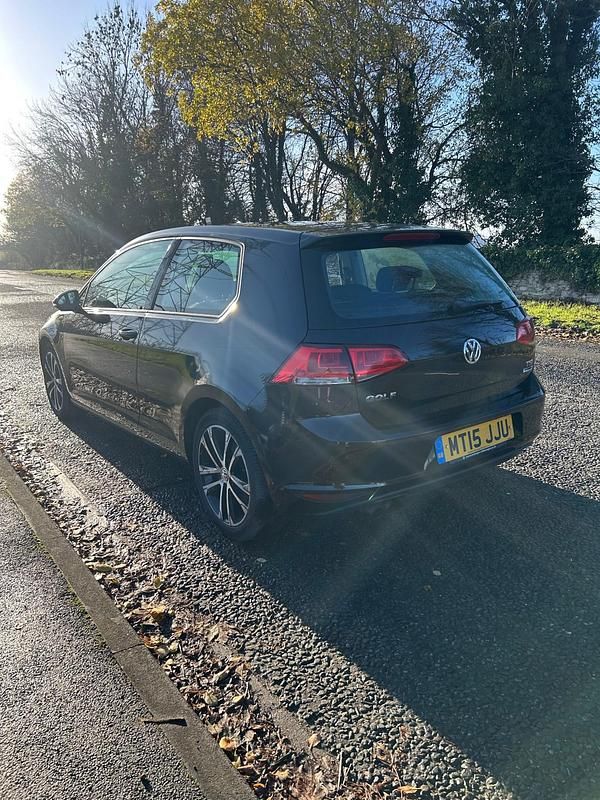 Used VW Golf VII Match 125 HP (91 kW) 2015 Black Hatchback