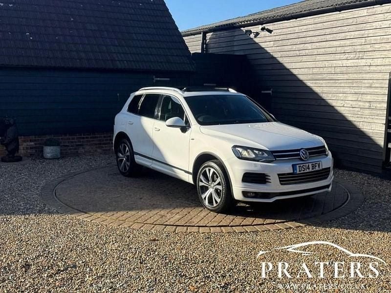 White Used 2014 VW Touareg R-line SUV | £11,000 (Fair price) - Image 1/4