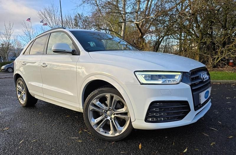 White Used 2017 Audi Q3 S-line plus SUV | £13,699 (Fair price) - Image 1/4