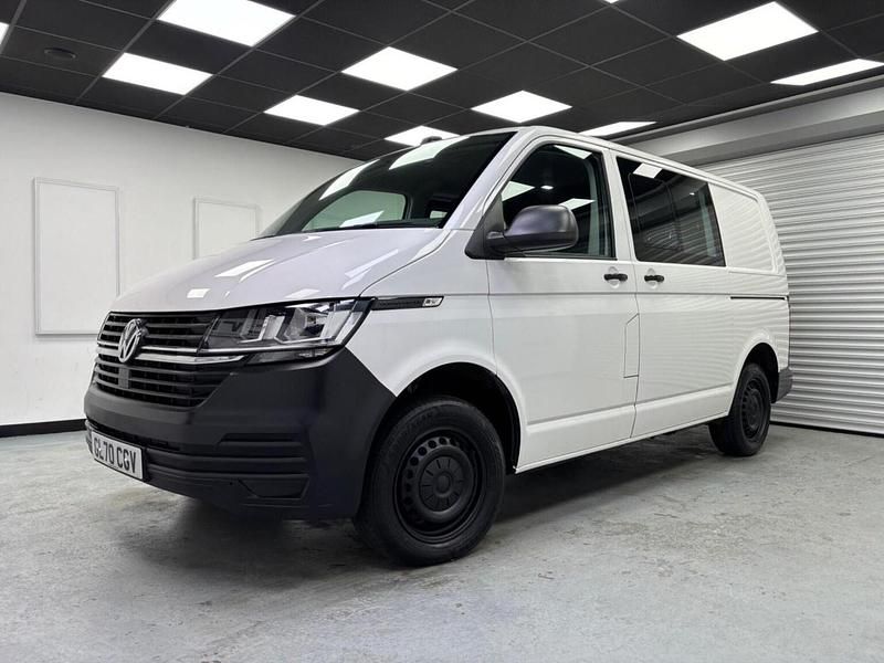 White Used 2020 VW T6.1 Startline Van | £19,990 (A bit pricey) - Image 1/4