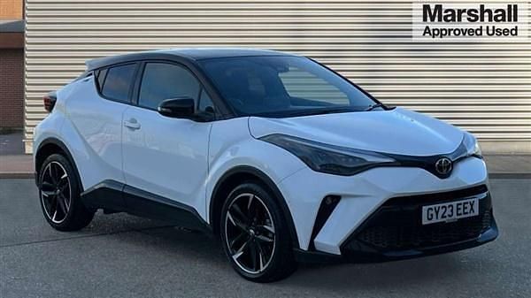 White/black Used 2023 Toyota C-HR Sport SUV | £19,980 (Good price) - Image 1/4