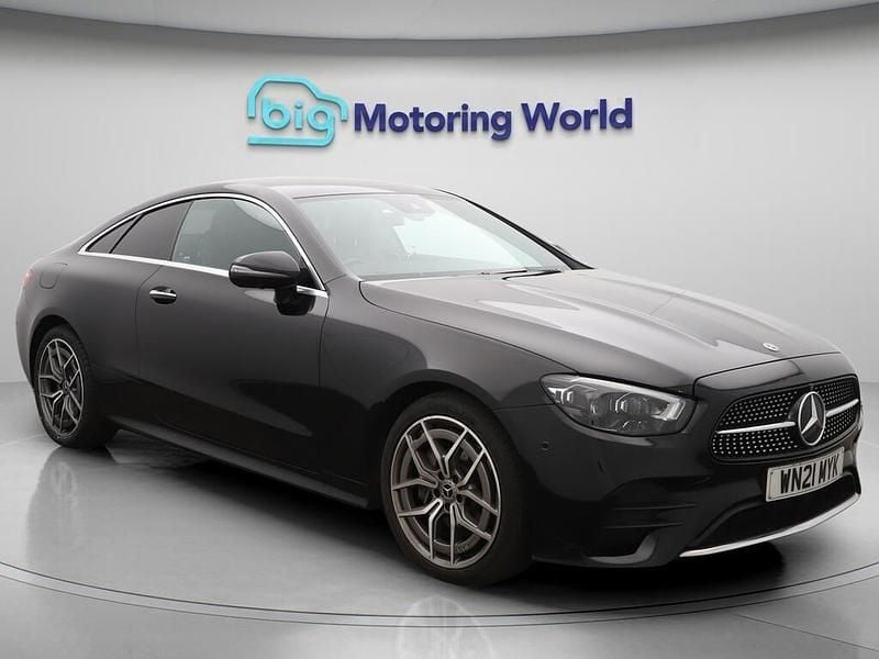 Black Used 2021 Mercedes E220 AMG line Coupe | £25,300 (Fair price) - Image 1/4