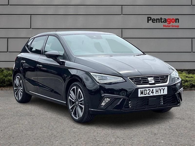Midnight black Used 2024 Seat Ibiza Hatchback | £18,497 (A bit pricey) - Image 1/4