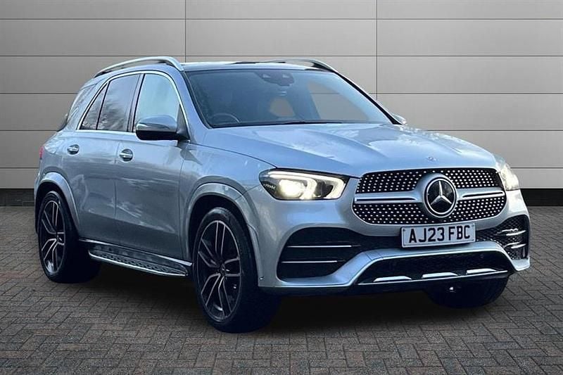 High tech silver Used 2023 Mercedes GLE450 AMG AMG line Estate | £56,990 (Fair price) - Image 1/4