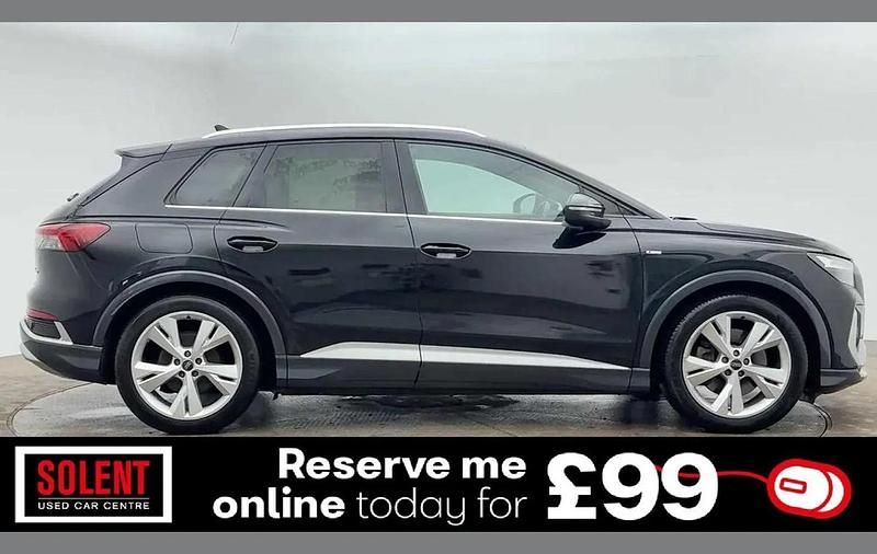 Used Audi Q4 e-tron S-Line 150 kW (204 HP) 2022 Black SUV