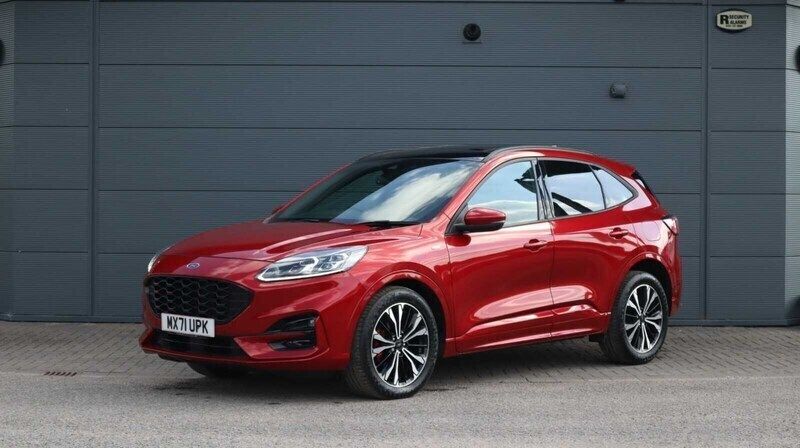 Red Used 2021 Ford Kuga ST-Line X SUV | £20,993 (Fair price) - Image 1/3