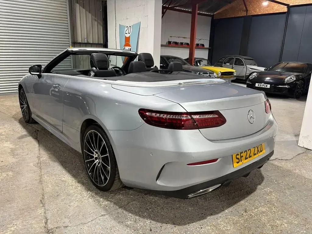 Used Mercedes E300 AMG line 2022 Silver Cabriolet