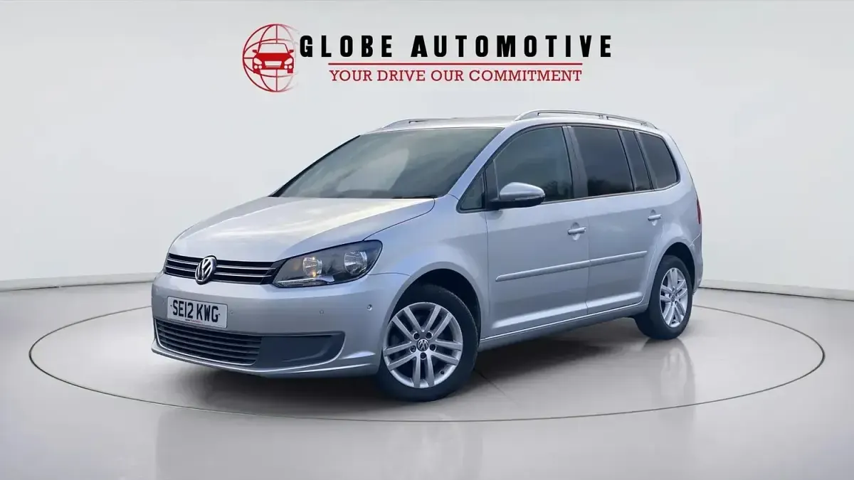Used VW Touran SE 105 HP (77 kW) 2012 Silver MPV