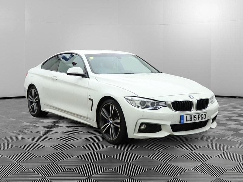 White Used 2015 BMW 420 M Sport Coupe | £10,490 (Fair price) - Image 1/4