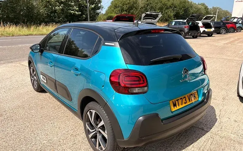 Used Citroën C3 PureTech 110 HP (80 kW) 2023 Blue Hatchback