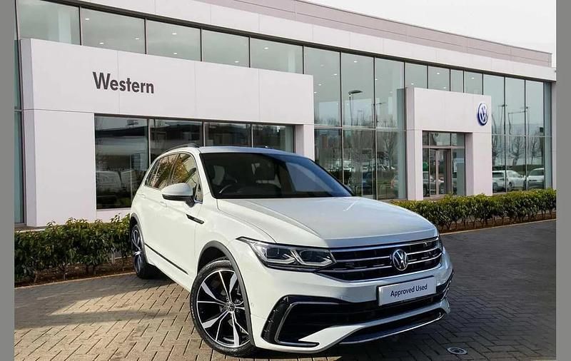 White Used 2023 VW Tiguan R-line SUV | £31,999 (Expensive) - Image 1/4