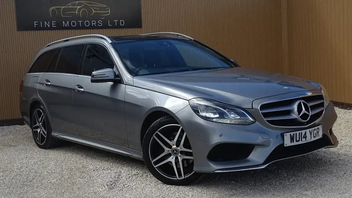 Used Mercedes E220 AMG 170 HP (125 kW) 2014 Silver Estate