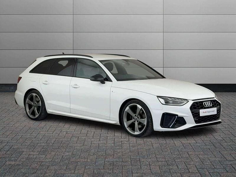 White Used 2020 Audi A4 Black Edition Estate | £23,491 (A bit pricey) - Image 1/4