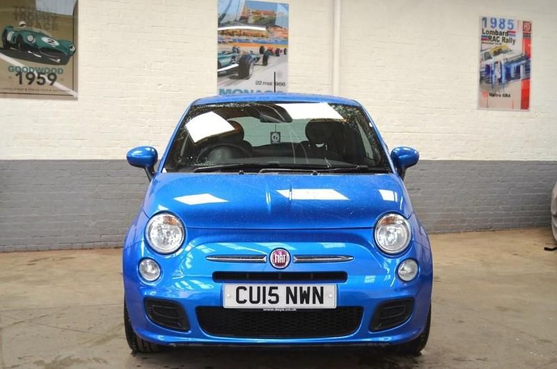 Used Fiat 500 S 2015 Blue Hatchback