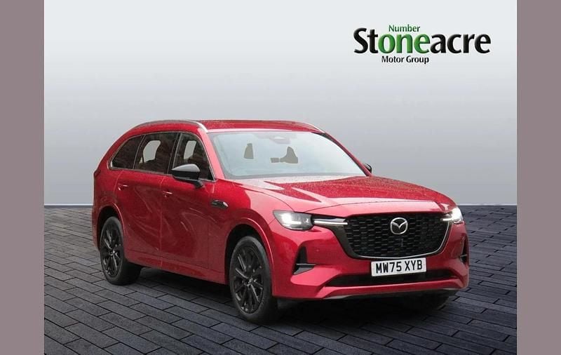 Red New 2025 Mazda CX-80 Homura-Line SUV | £46,995 (Super price) - Image 1/2