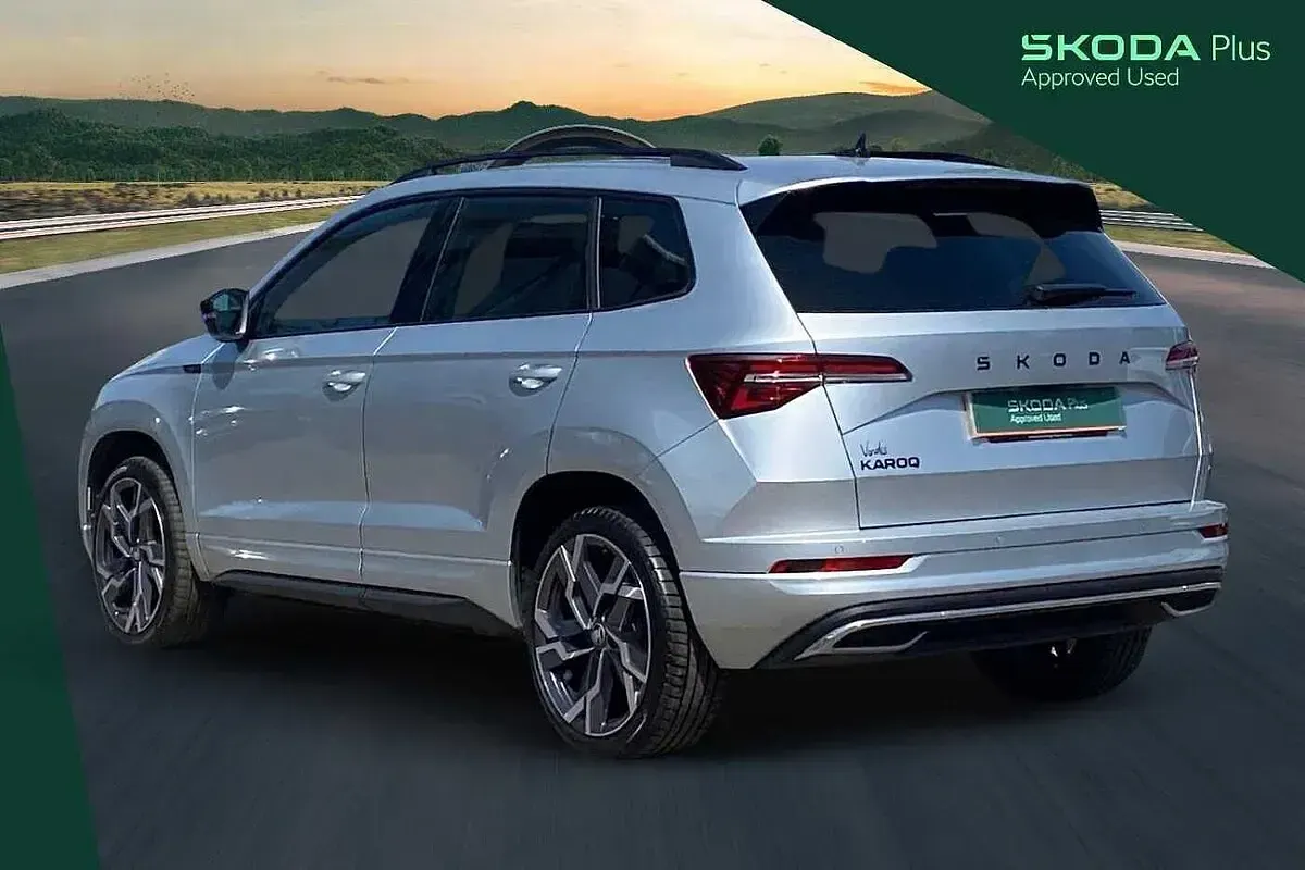 Used Skoda Karoq SportLine 150 HP (110 kW) 2025 Brilliant silver metallic SUV