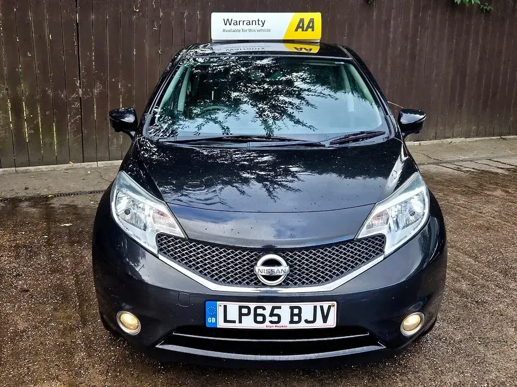 Used Nissan Note S 98 HP (72 kW) 2016 Black Hatchback