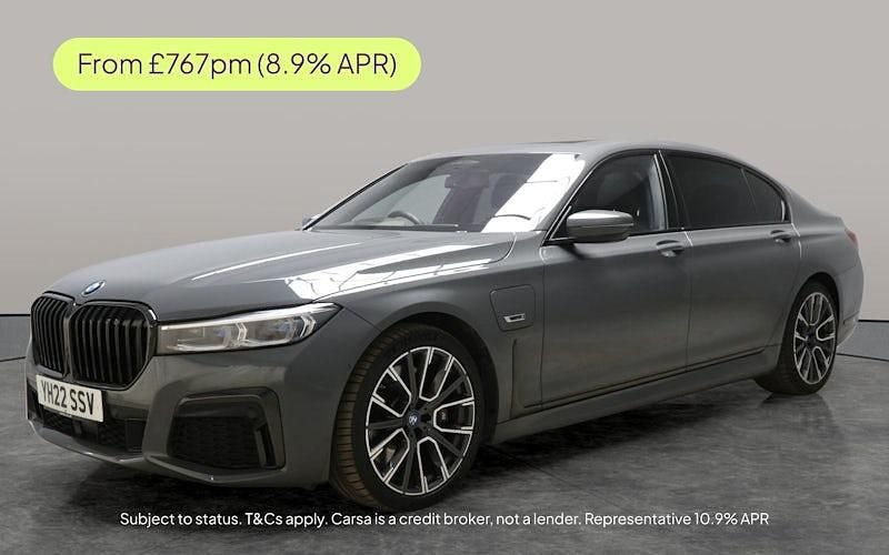 Grey Used 2022 BMW 745e M Sport Sedan | £36,509 (Fair price) - Image 1/3