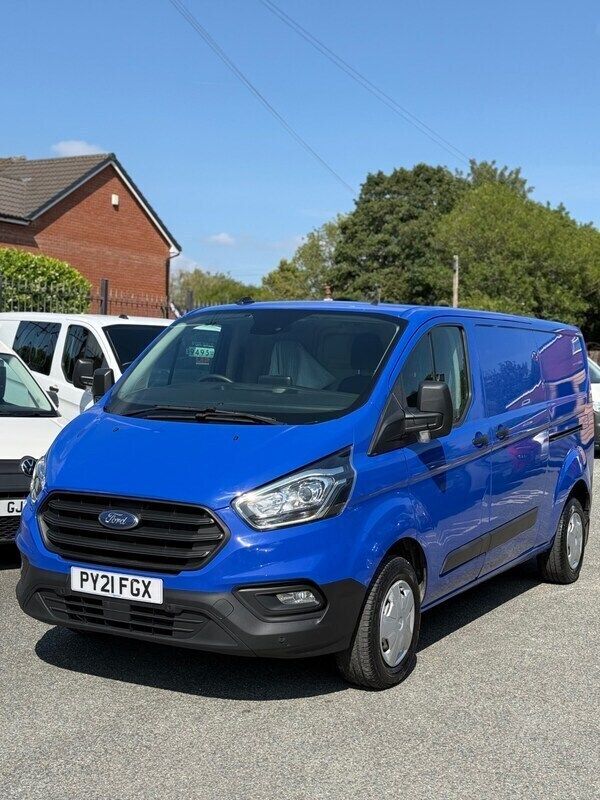 Blue Used 2021 Ford Transit Custom Trend Van | £9,495 (Good price) - Image 1/4