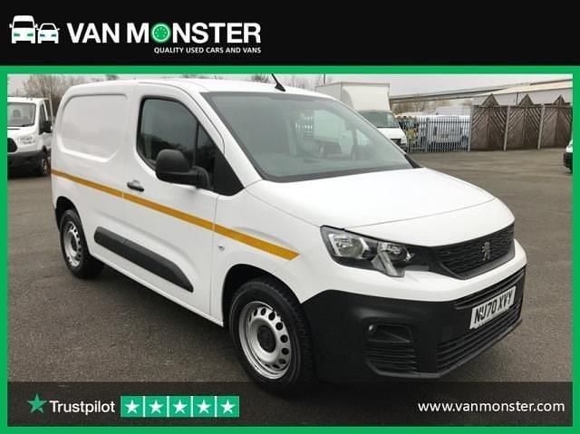 Begagnad Peugeot Partner 2020 Vit Minibuss