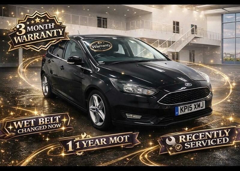 Used Ford Focus Zetec 125 HP (91 kW) 2015 Black Hatchback
