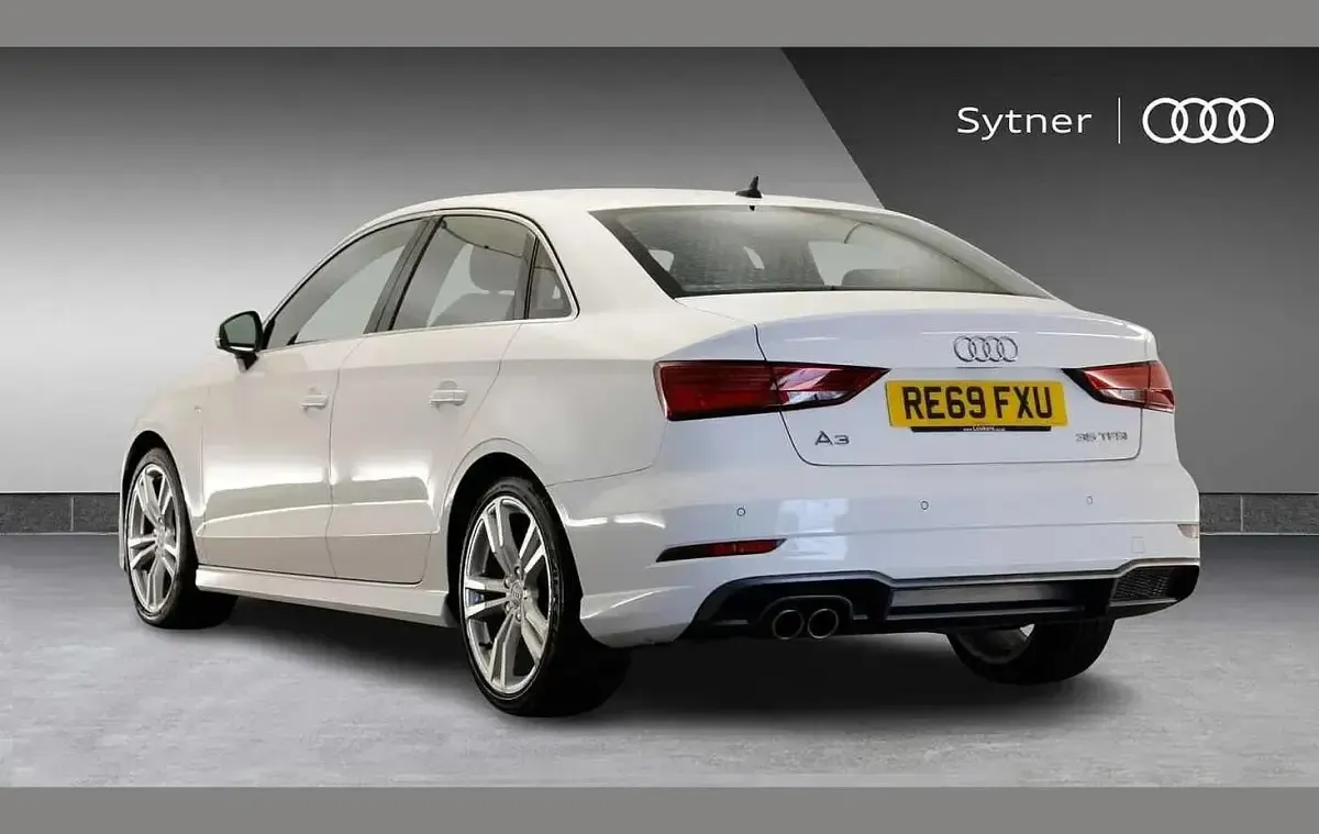 Used Audi A3 S-Line 147 HP (108 kW) 2019 White Sedan