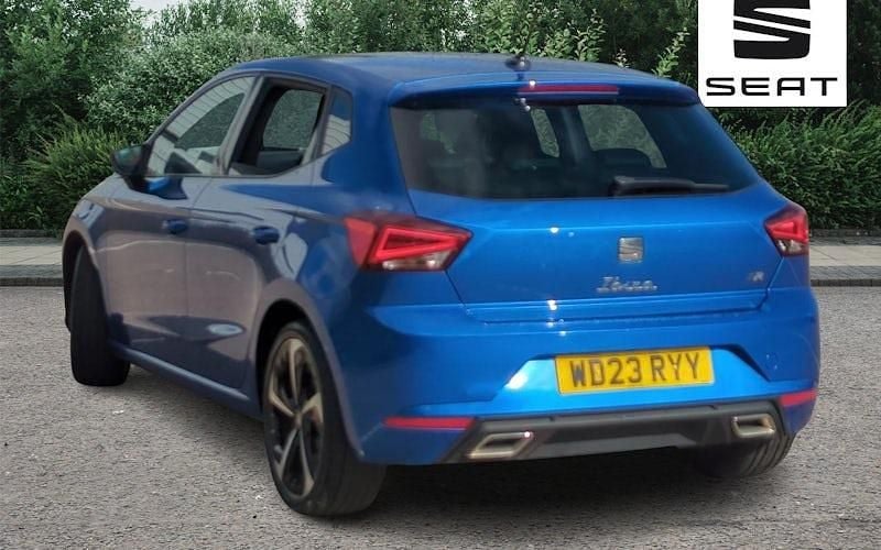 Used Seat Ibiza FR Sport 110 HP (80 kW) 2023 Blue Hatchback
