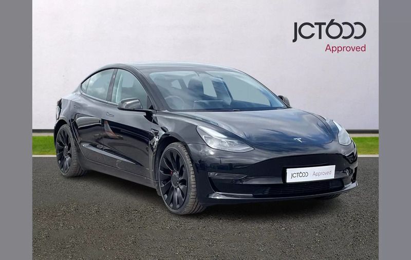 Black Used 2022 Tesla Model 3 Performance Sedan | £28,711 (Expensive) - Image 1/4