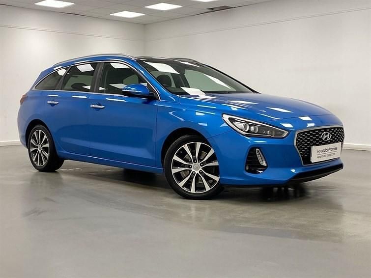 Blue Used 2018 Hyundai i30 Premium SE Estate | £9,995 (A bit pricey) - Image 1/4