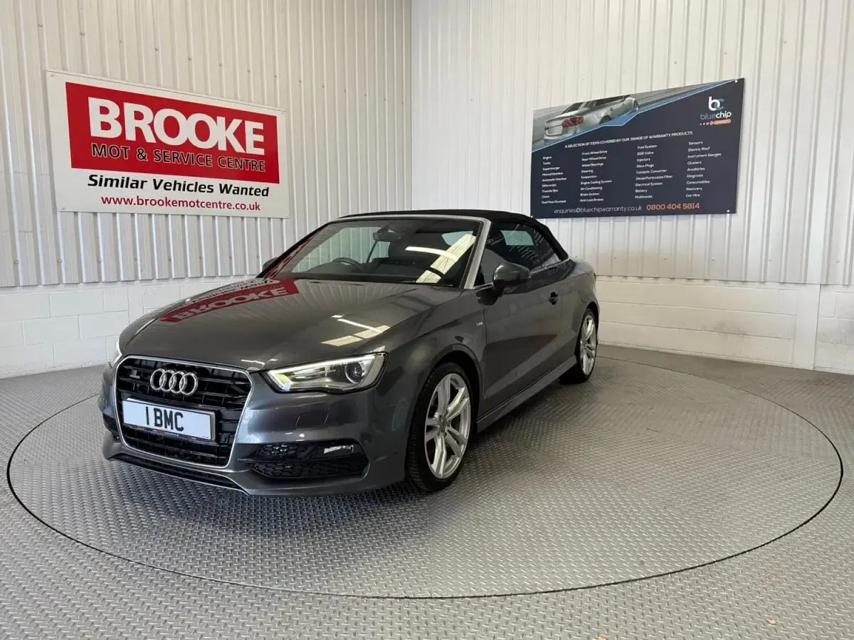 Used Audi A3 Cabriolet S-Line 150 HP (110 kW) 2015 Grey Cabriolet