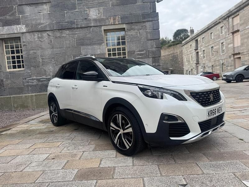 White Used 2018 Peugeot 3008 GT-line Hatchback | £12,995 (A bit pricey) - Image 1/4