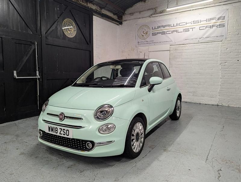 Used Fiat 500 Lounge 69 HP (50 kW) 2018 Green Hatchback