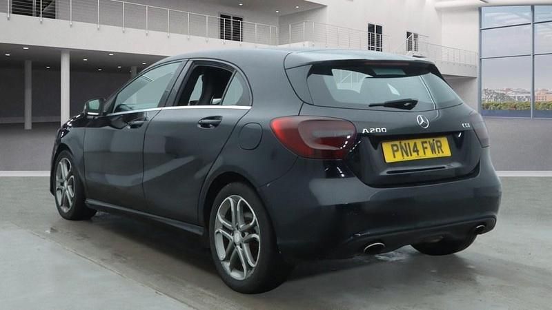 Used Mercedes A200 136 HP (100 kW) 2014 Black Hatchback