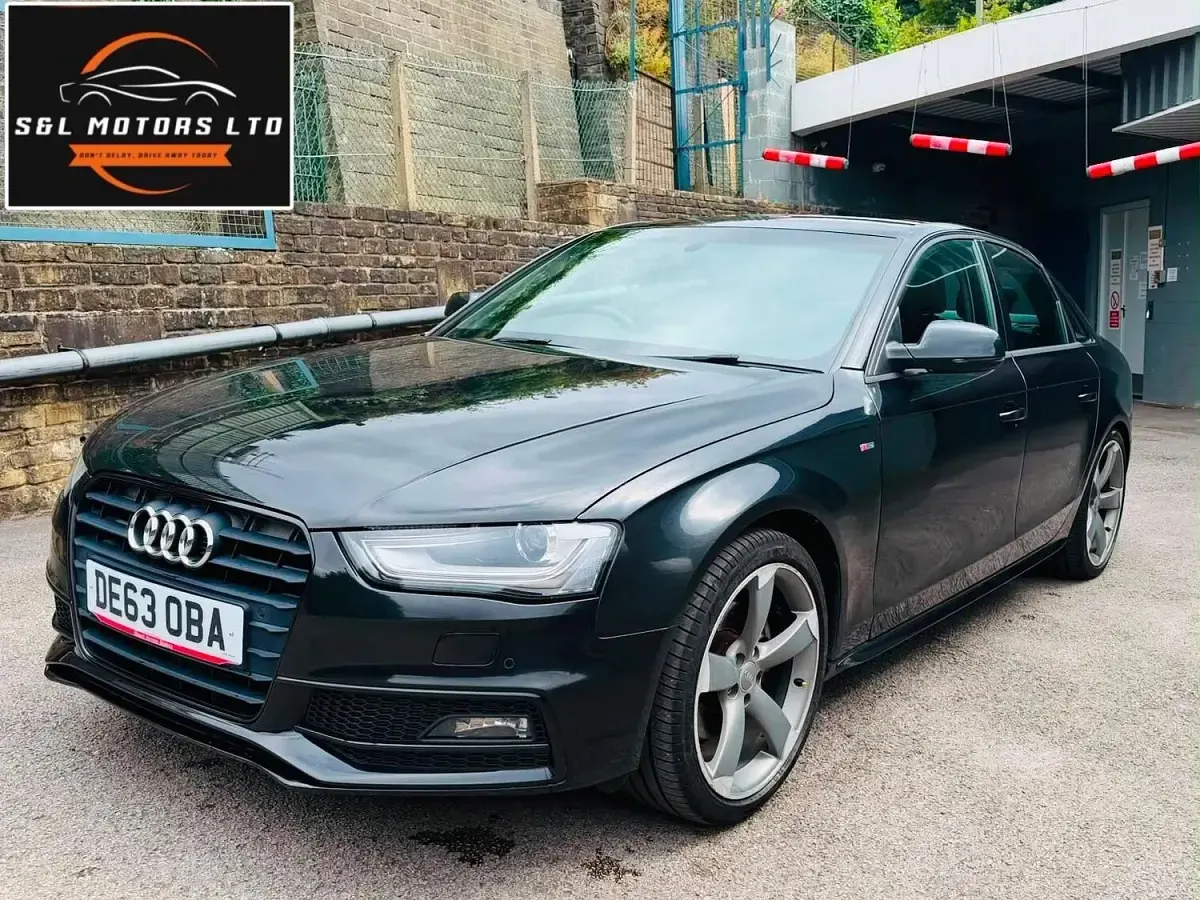 Used Audi A4 S-Line 170 HP (125 kW) 2013 Black Sedan