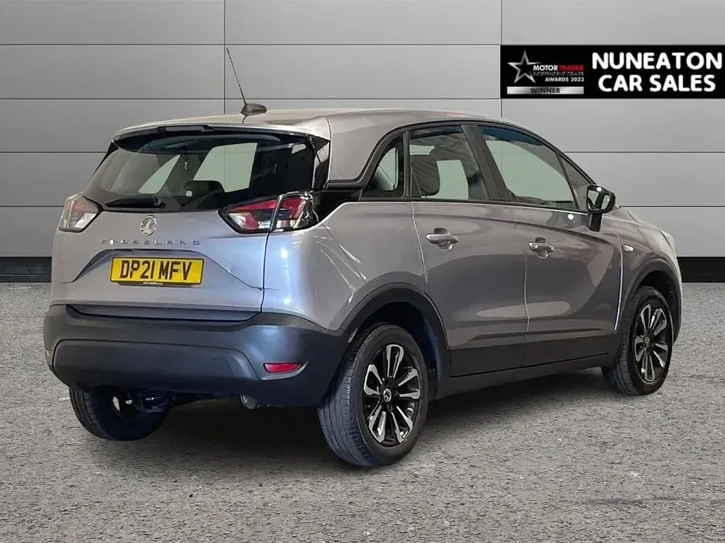 Used Vauxhall Crossland S 110 HP (80 kW) 2021 Grey SUV