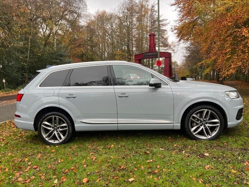 Grey Used 2017 Audi Q7 S-Line SUV | £17,999 - Image 1/4