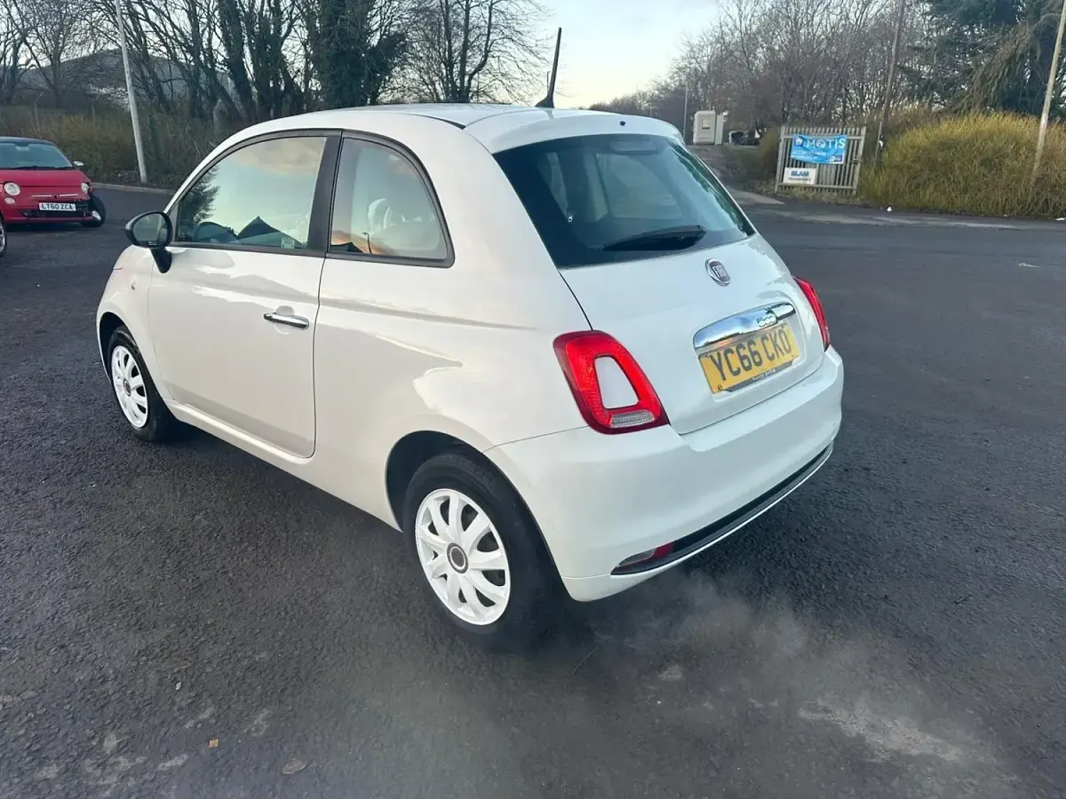 Używany Fiat 500 Pop 69 KM (50 kW) 2016 Biały Hatchback