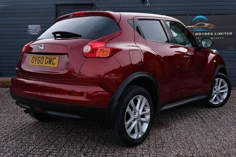 Used Nissan Juke Acenta 117 HP (86 kW) 2010 Red SUV
