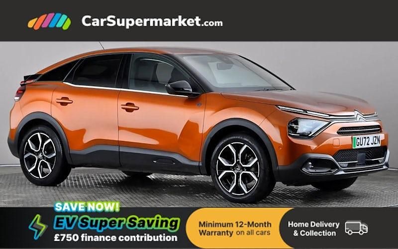 Used Citroën e-C4 Shine 100 kW (136 HP) 2022 Brown Hatchback