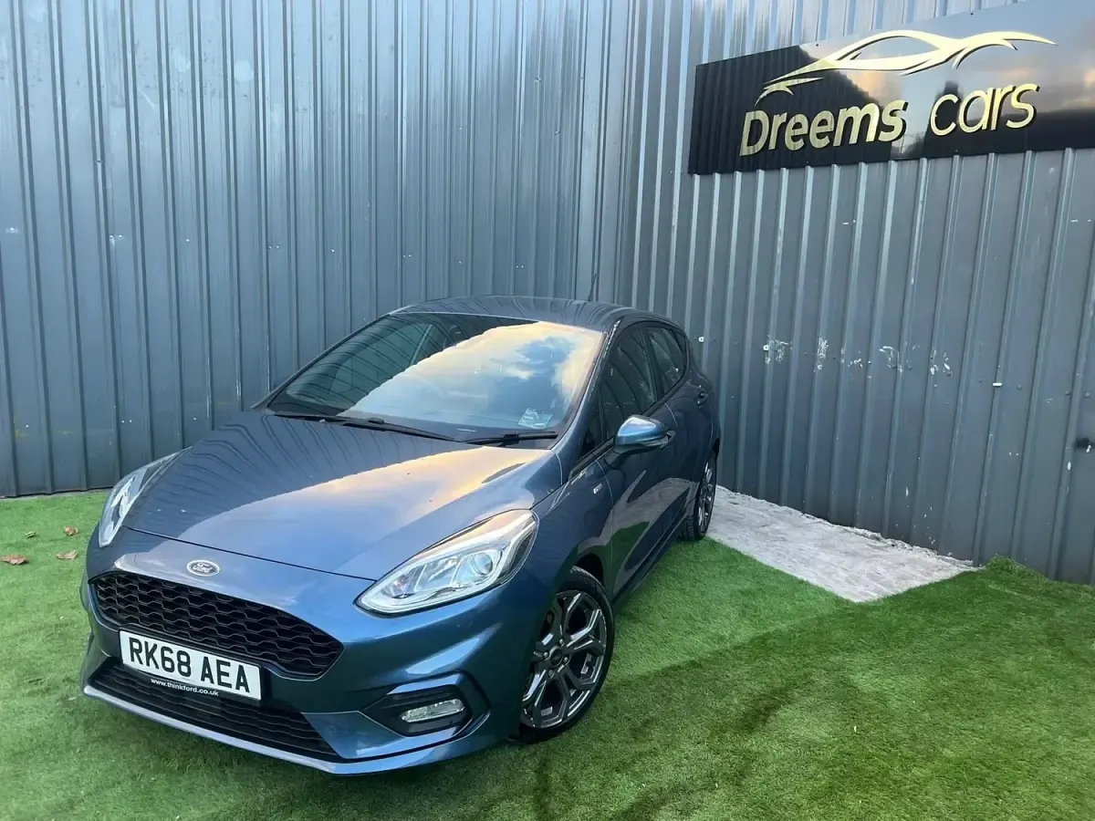 Second-hand Ford Fiesta ST-Line 140 CP (102 kW) 2018 Albastru Hatchback