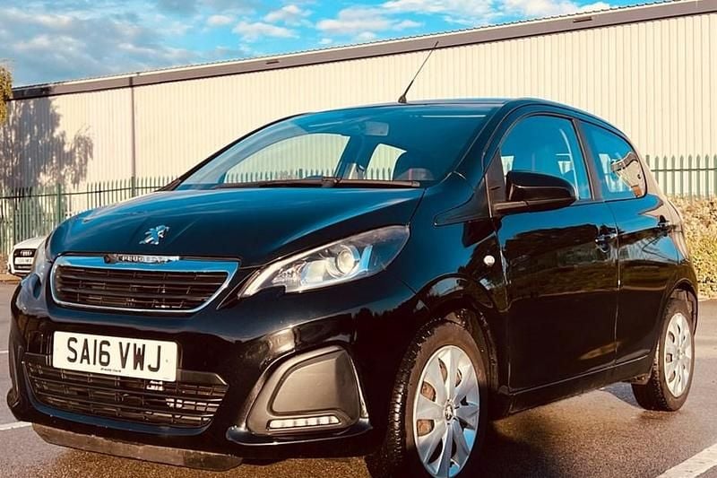 Black Used 2016 Peugeot 108 Active Hatchback | £4,300 (Good price) - Image 1/1