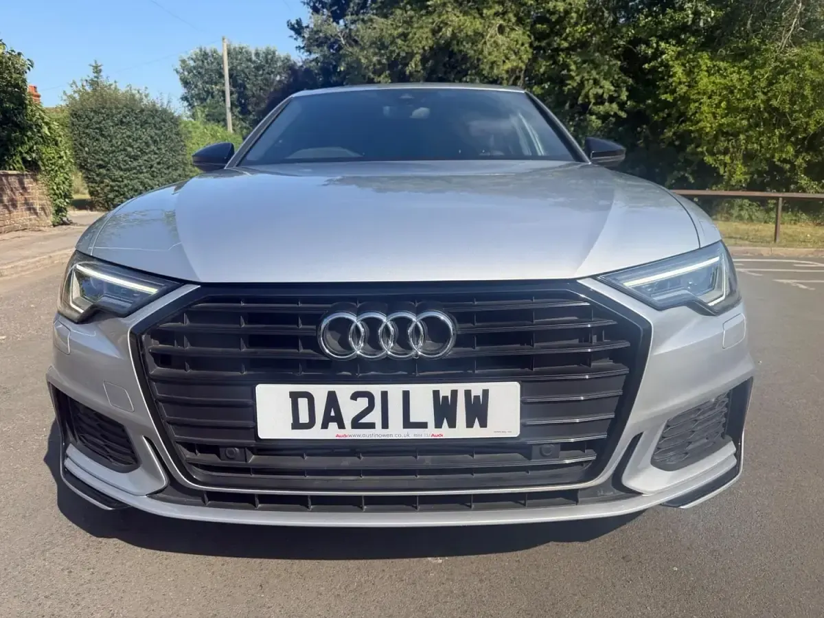 Used Audi A6 Black Edition 2021 Silver Sedan