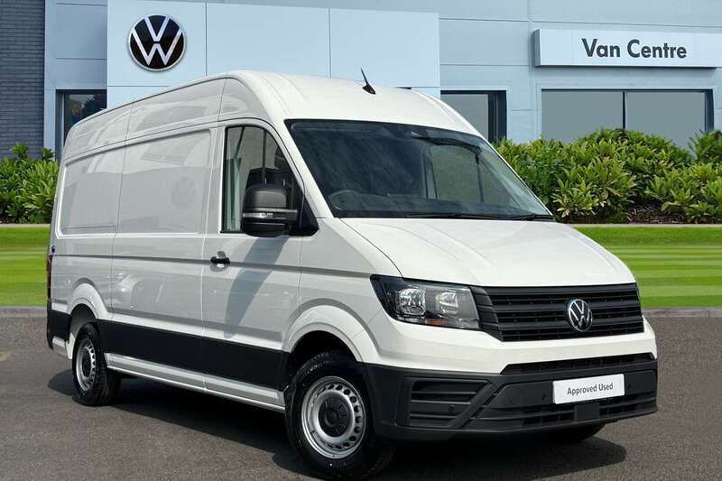 White New 2024 VW Crafter Trendline Van | £35,989 - Image 1/4